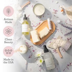 Shower mist bottle from Lizush Spa Gift Set