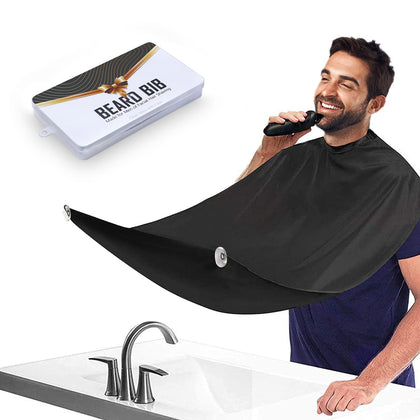 Showvigor Beard Bib front view in black