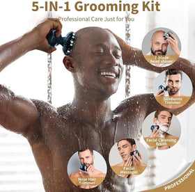 SHPAVVER electric head shaver with LED power display