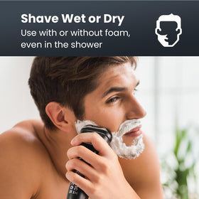 SHPAVVER Electric Razor with pop-up trimmer for sideburns