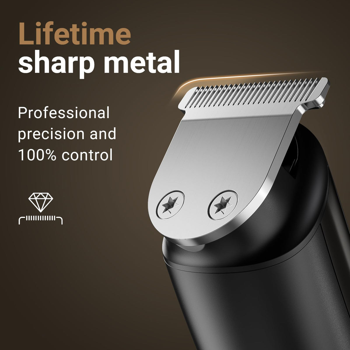 SHPAVVER ETHUP Beard Trimmer ergonomic design close-up