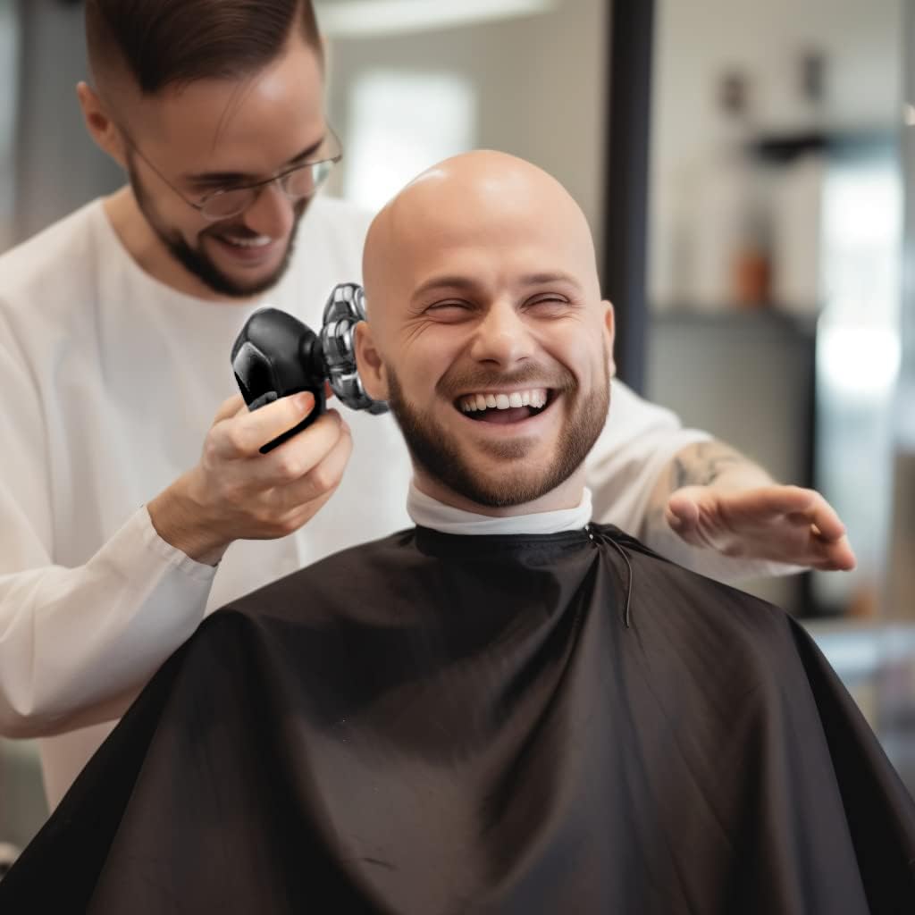 SHPAVVER head shaver in grey black colour with accessories