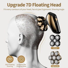 SHPAVVER Head Shaver Type C charging cable and LED display