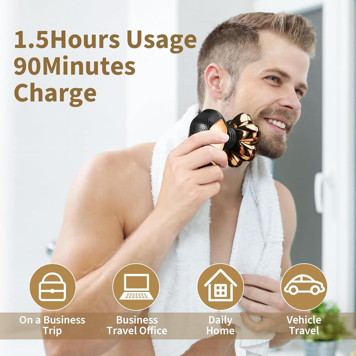SHPAVVER Head Shaver with accessories and packaging