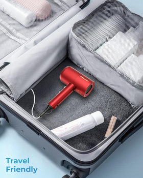 SHRATE Ionic Hair Dryer with cool shot button highlighted