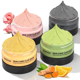 SHVYOG 4Pcs Face Mask Set packaging front view