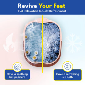 Side view of American Wellness Authority Foot Soaking Tub
