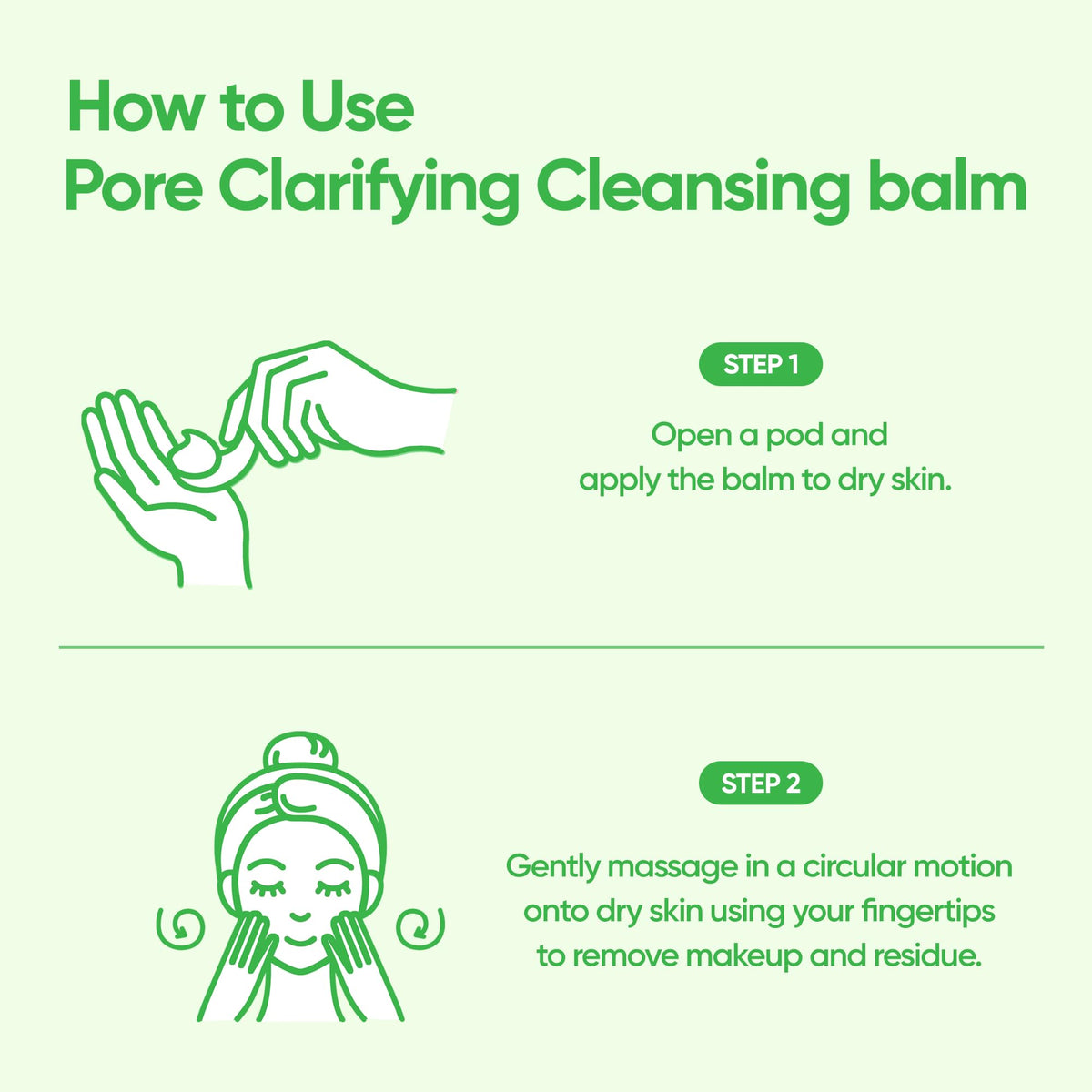 Side view of BANILA CO Clean It Zero Pore Clarifying Balm pod