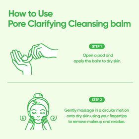 Side view of BANILA CO Clean It Zero Pore Clarifying Balm pod