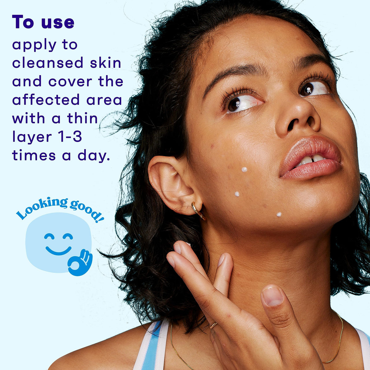 Side view of Clean & Clear Persa-Gel 10 Acne Spot tube