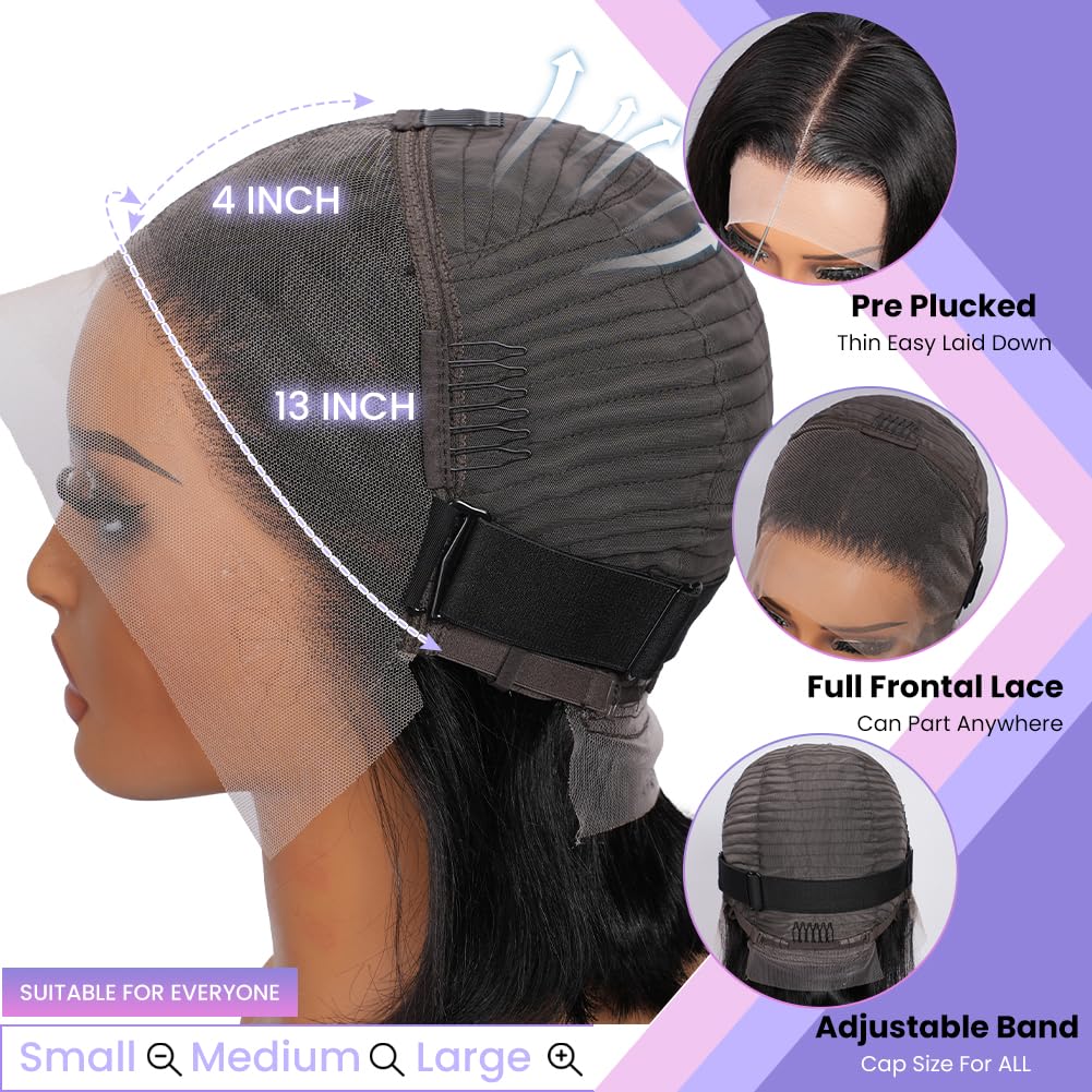 Side view of Dekume 8 Inch Short Bob Wig showing texture