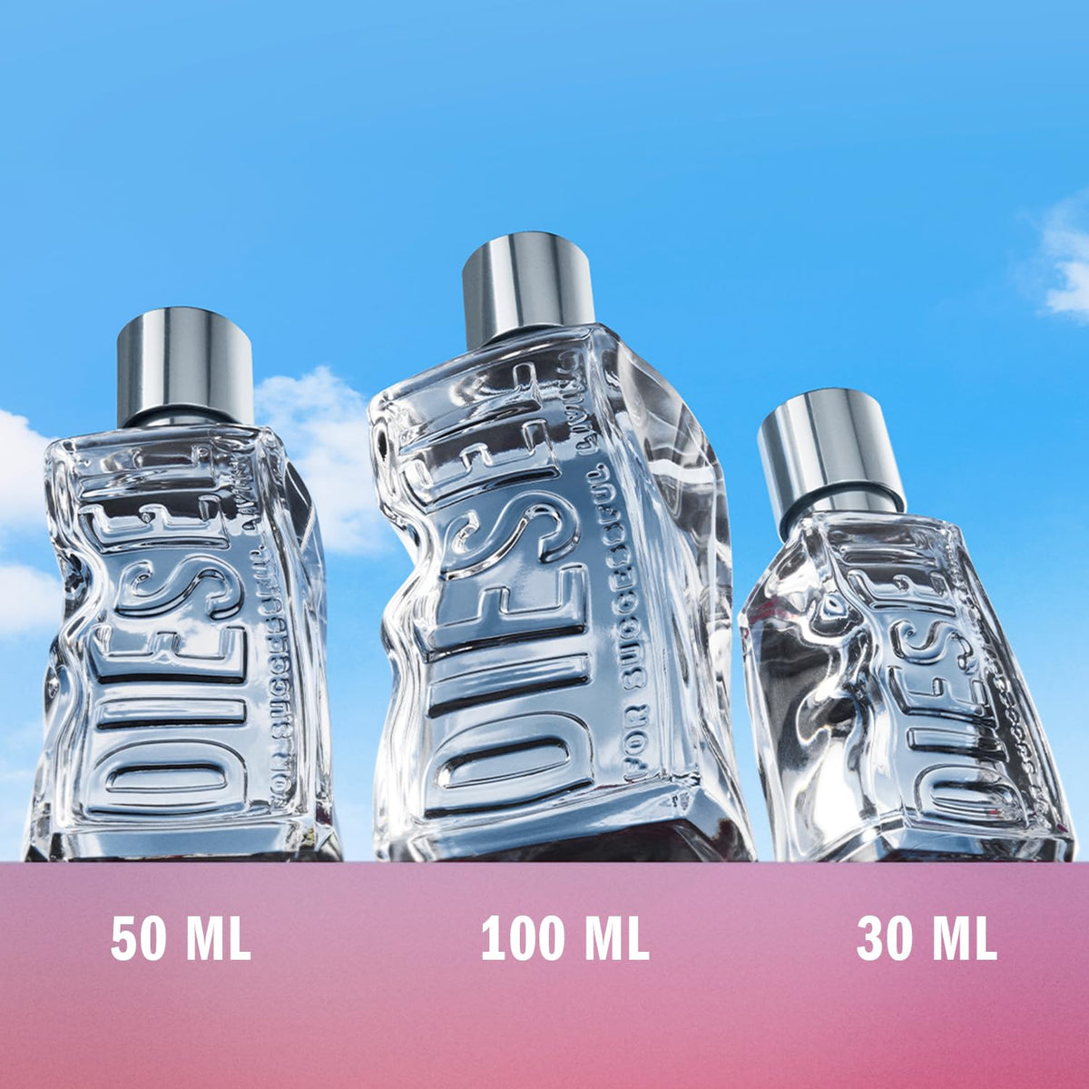 Side view of Diesel D Refillable Eau de Toilette Spray