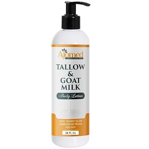 Side view of Generic Tallow & Goat Milk Body Lotion 12 OZ