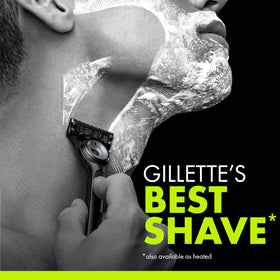 Side view of Gillette Labs NFL Lions Edition Razor
