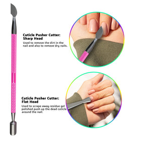 Side view of GREEN ESTETICA Cuticle Nippers