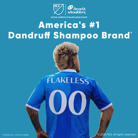 Side view of Head & Shoulders Anti-Dandruff Glacier Mint Shampoo bottle