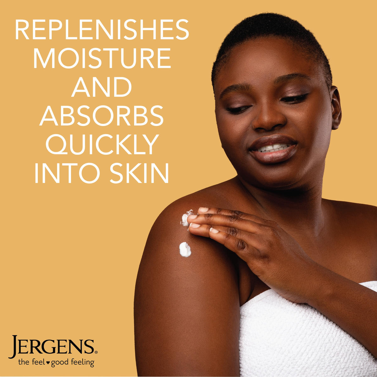 Side view of Jergens Skin Firming Body Lotion 16.8 Oz