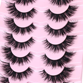 Side view of Kiromiro Mink Lashes in packaging
