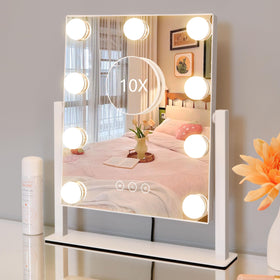 Side view of Kotdning Vanity Mirror highlighting its compact design