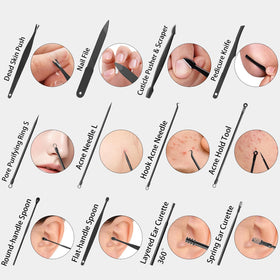 Side view of LUCK AROUND 26Pcs Manicure Set