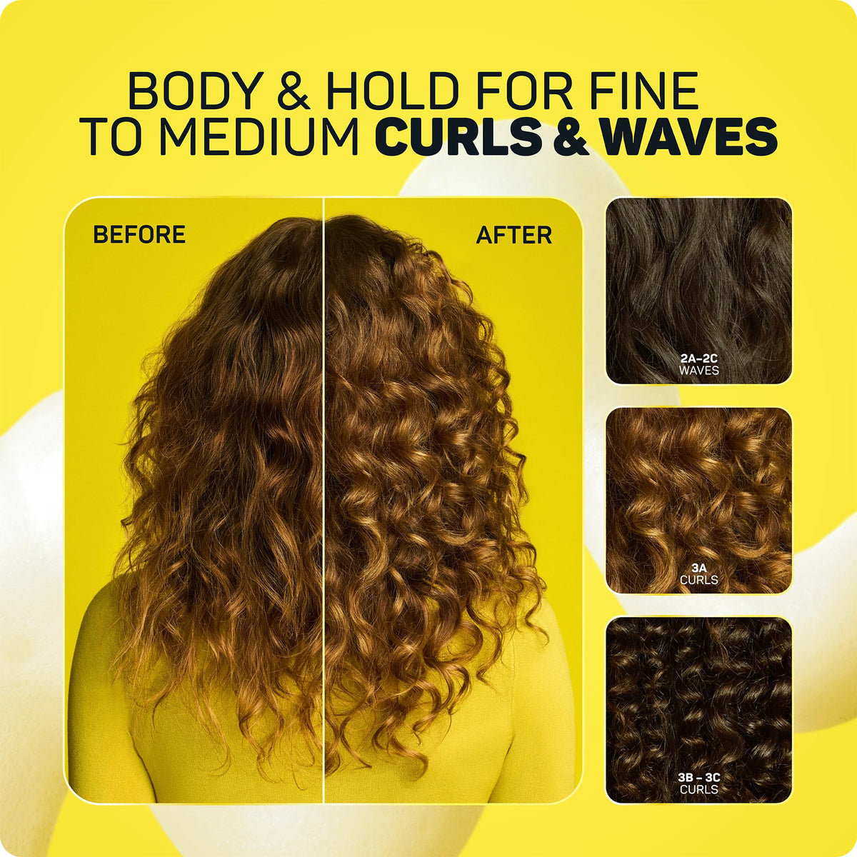 Side view of Marc Anthony Strictly Curls Defining Curl Styling Mousse 340g