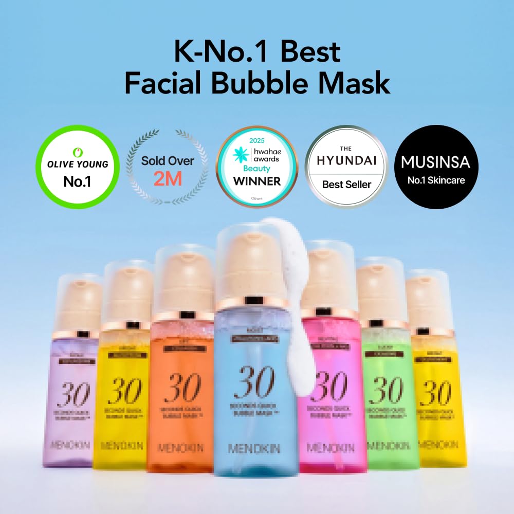Side view of MENOKIN Bubble Mask showing pump