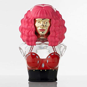 Side view of Nicki Minaj Minajesty Eau de Toilette Spray showcasing the pink wig design