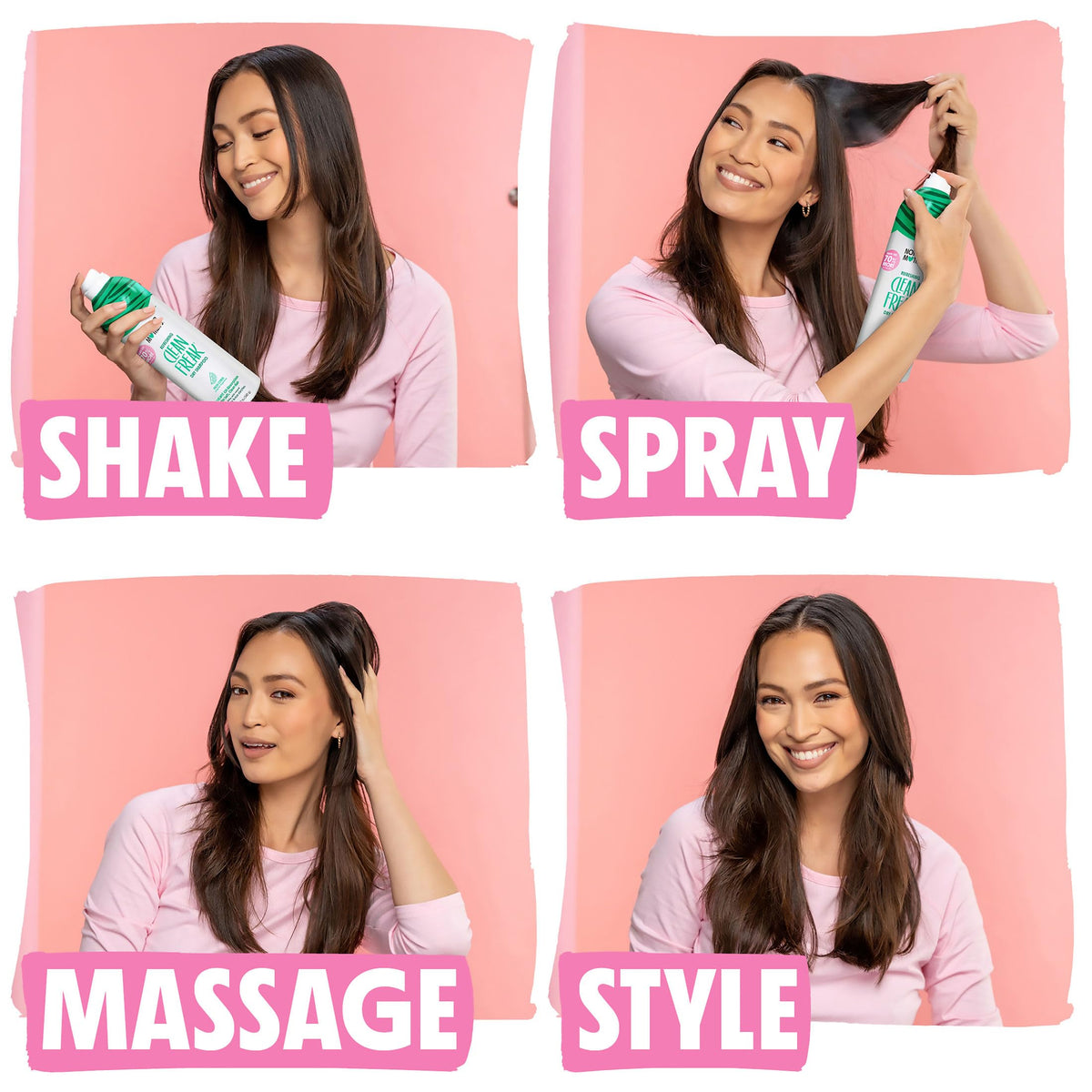 Side view of Not Your Mother's Jumbo Dry Shampoo canister