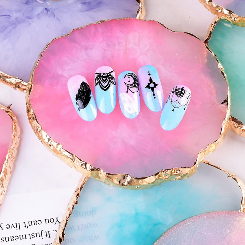 Side view of Pengxiaomei Nail Art Palette Set showcasing size