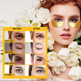 Side view of Prenawina Under Eye Patches in use