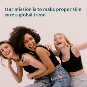 Side view of SPRING SISTERS Under Eye Cream tube
