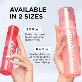 Side view of Style Factor EDGE support Extra Strength Mousse 2.5oz Ruby