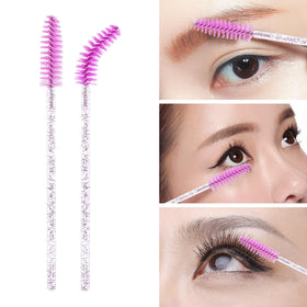 Side view of Tbestmax mascara wands in reusable container