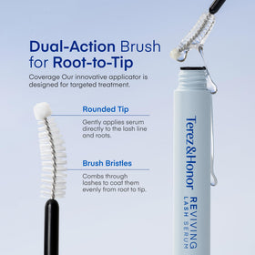 Side view of TEREZ & HONOR lash serum bottle