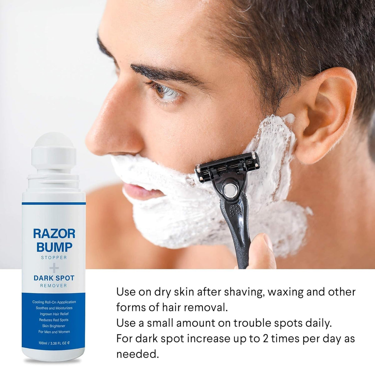 Sielkin Razor Bump Stopper roll-on applicator close-up