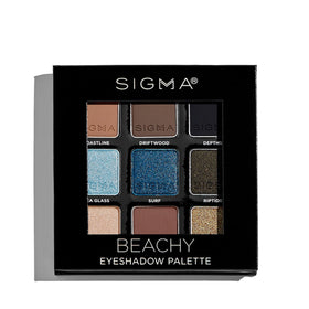 SIGMA BEAUTY Beachy Eyeshadow Palette in a makeup bag