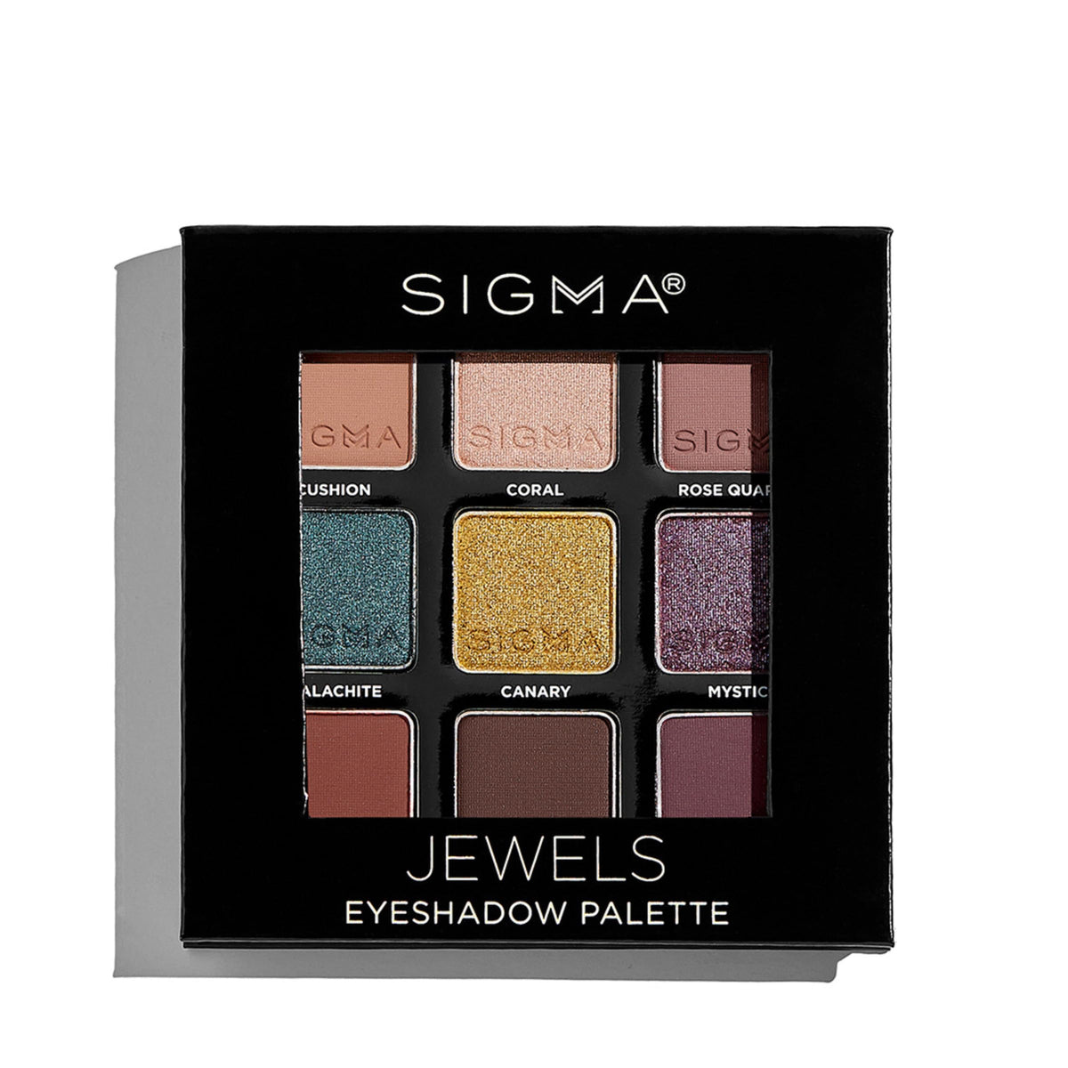 SIGMA BEAUTY Jewels Eyeshadow Palette packaging front