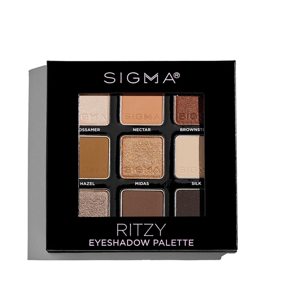 SIGMA BEAUTY Ritzy Eyeshadow Palette packaging with brand logo