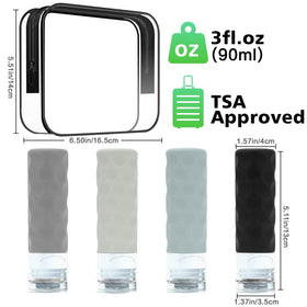 Silevoler silicone travel bottle showing no-drip valve feature