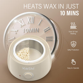 Silicone and aluminum bowls from KeShi Waxing Kit