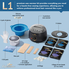 Silicone bowl included in Lifestance waxing kit