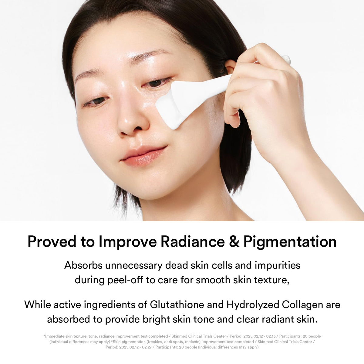 Silicone brush for applying Abib Dark Spot Mask