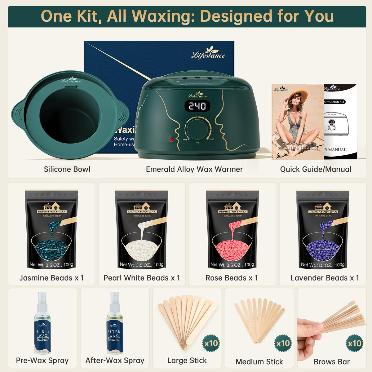 Silicone pot liner from Lifestance waxing kit