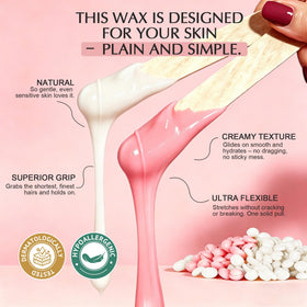 Silicone wax pot included in GIRLEARLE waxing kit