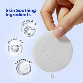 SilkyShark Glycolic Acid Resurfacing Pads jar side view