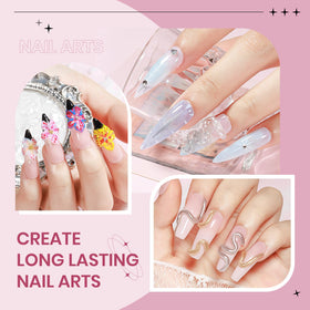 Silver and gold chrome powder for nail art