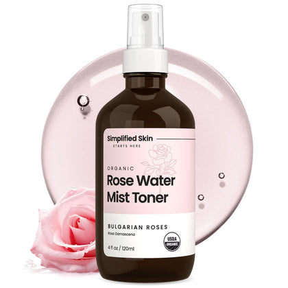 Simplified Skin Rose Water Spray front view 273g