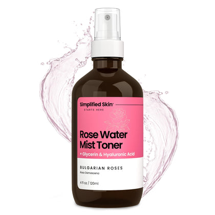 Simplified Skin Rosewater and Glycerin Spray front view