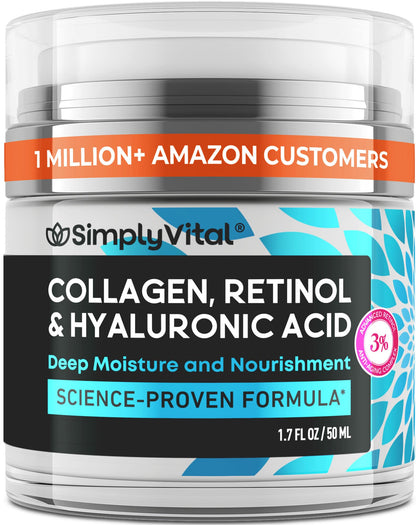SimplyVital Face Moisturizer 1.7 oz front view