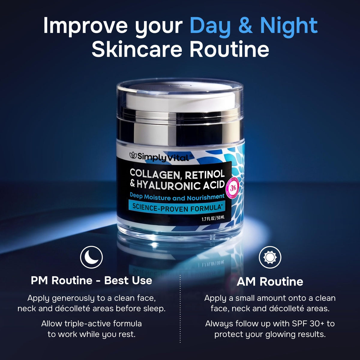 SimplyVital Face Moisturizer ingredients list